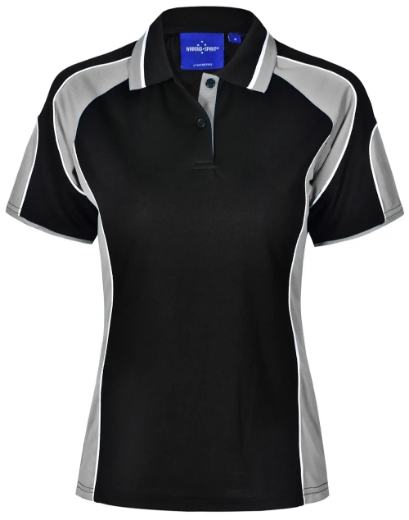 Picture of Winning Spirit, Ladies Cooldry Contrast Polo w Panels